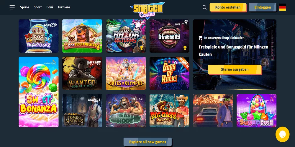Snatch Casino Spielautomaten